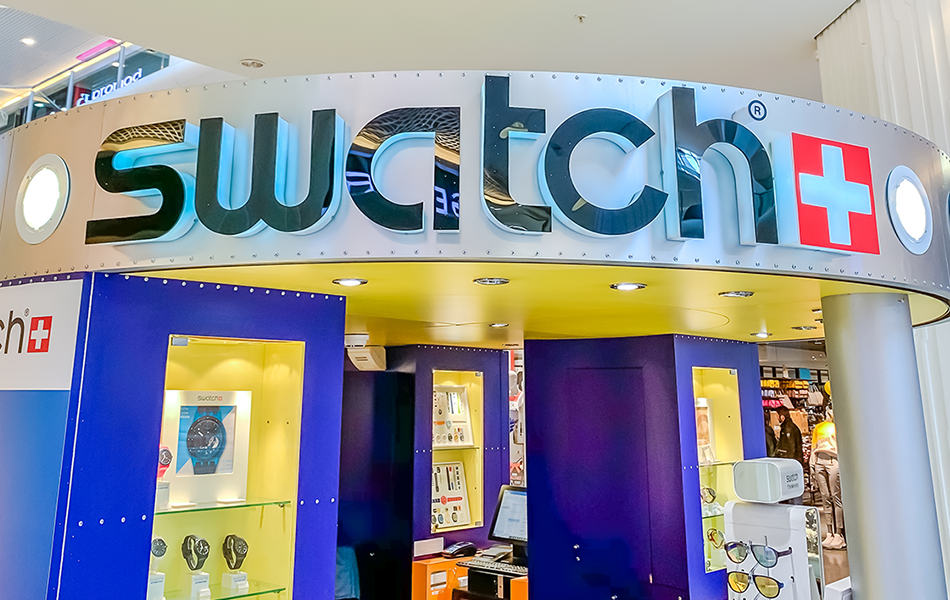 The Swatch Group has reported rising sales across the first half of the financial year. | Source: Shutterstock