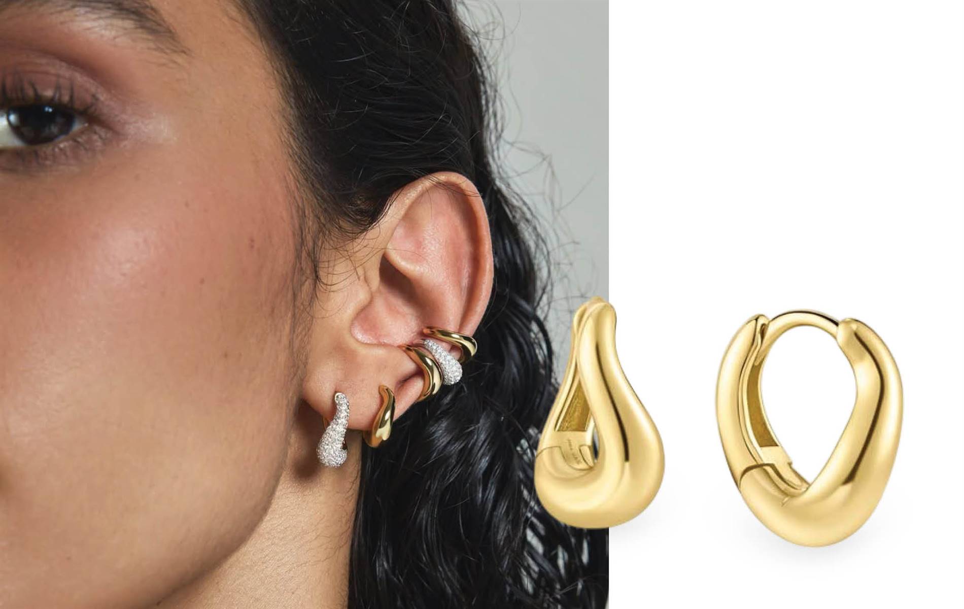 Fluid minimalist design, graceful and wearable — perfect for mixing and matching. | Source: Ania Haie