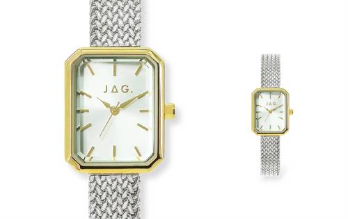 Refined octagonal case, woven strap, luxurious dial — timeless and sophisticated design. | Souce: JAG