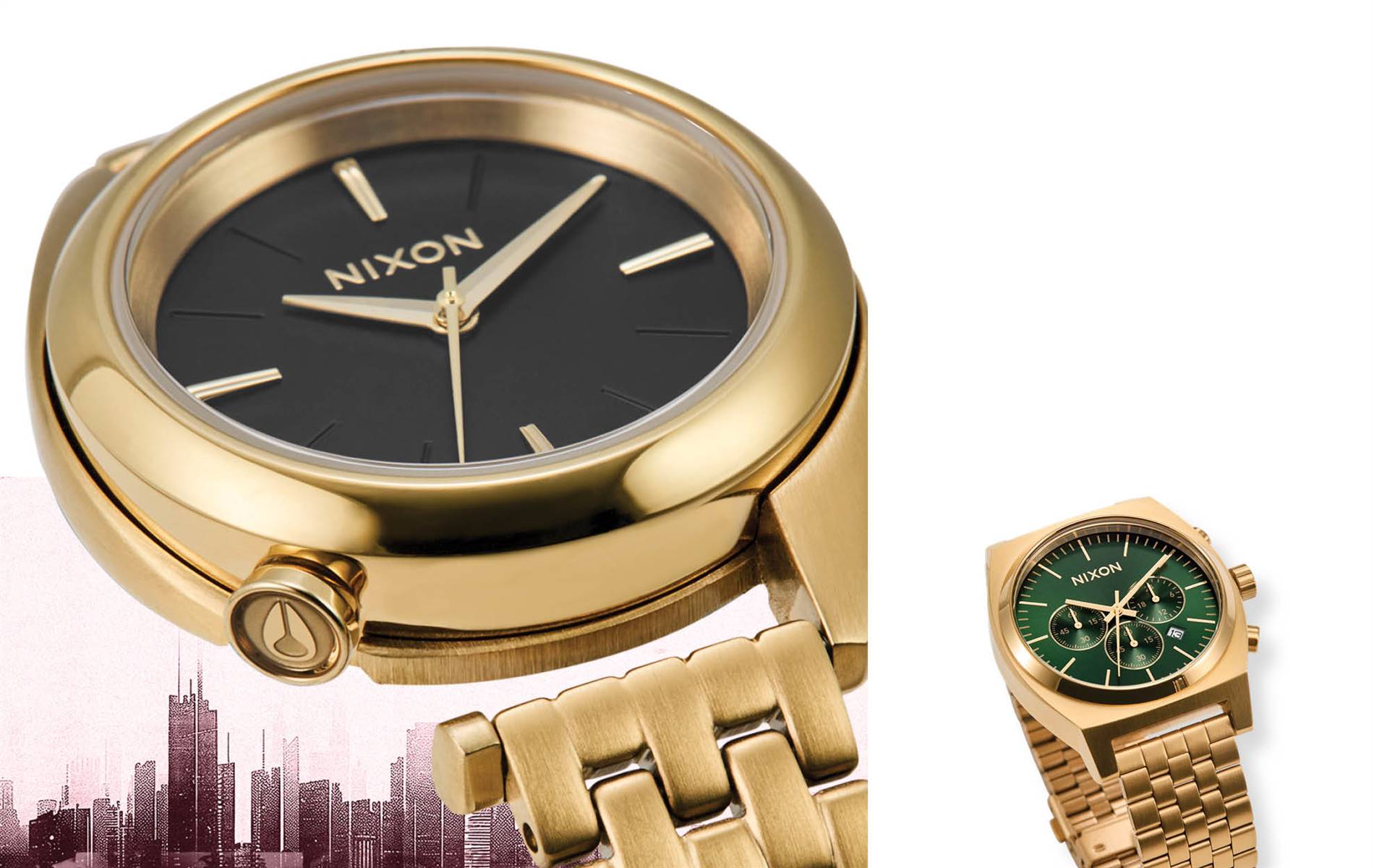 Californian-built watches and accessories — crafted for function and style, by creators not committees. | Source: Nixon Watches
