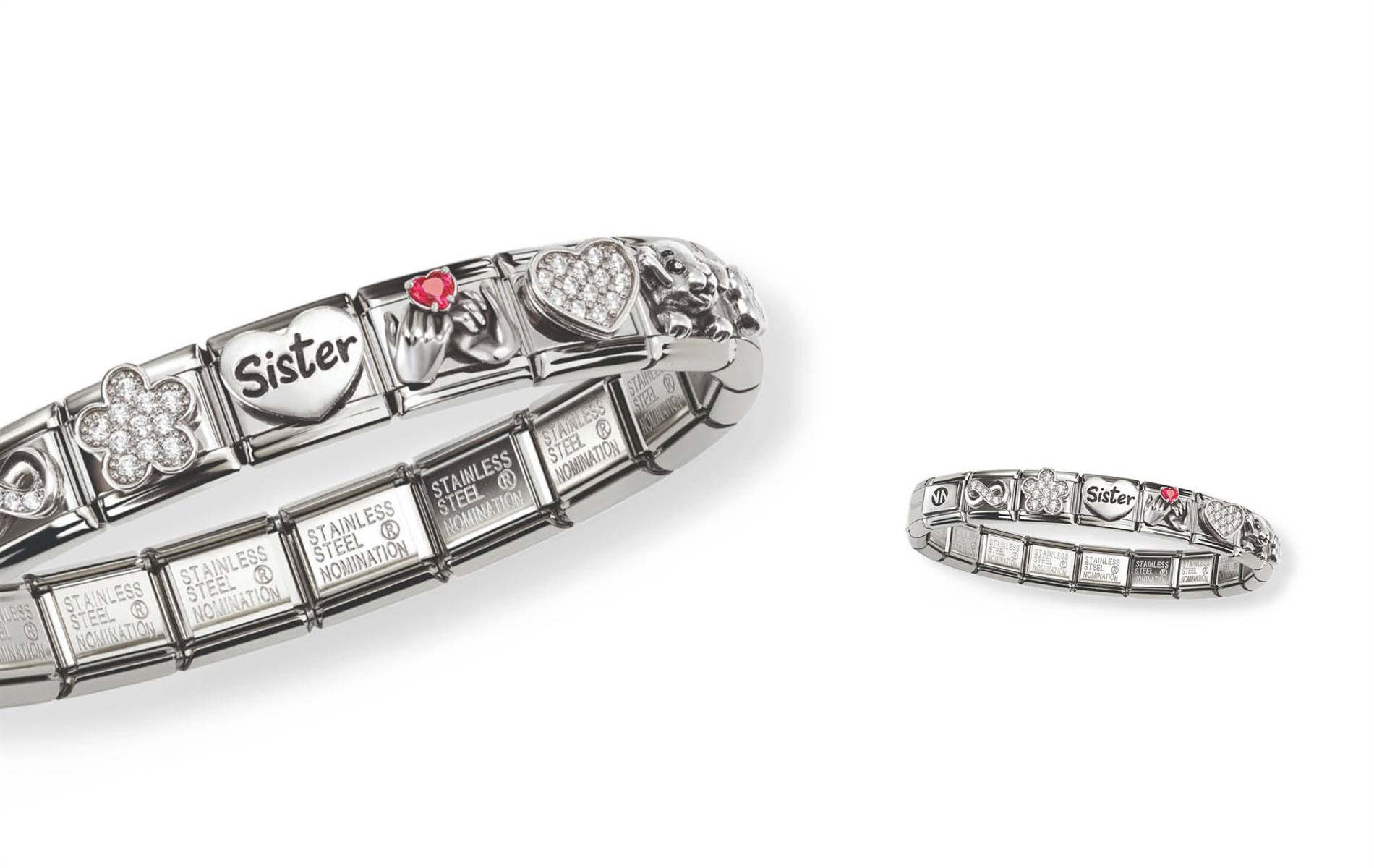  Italian-made silver and gold links — new designs, star signs, collectible and repeat-selling. | Souce: Nomination Italy
