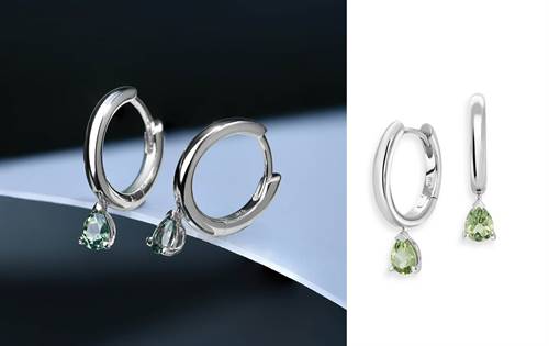 Sapphire Dreams June Hoop Earrings polished 9ct gold with Australian sapphires — timeless, versatile and beautifully cut. | Source: Sapphire Dreams