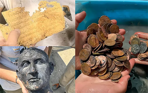 A treasure trove of ancient jewellery and coins from Roman and Etruscan times recovered in southern Tuscany. Archaeologists had been digging in San Casciano dei Bagni, a town about 160 kilometres north of Rome, since 2019.