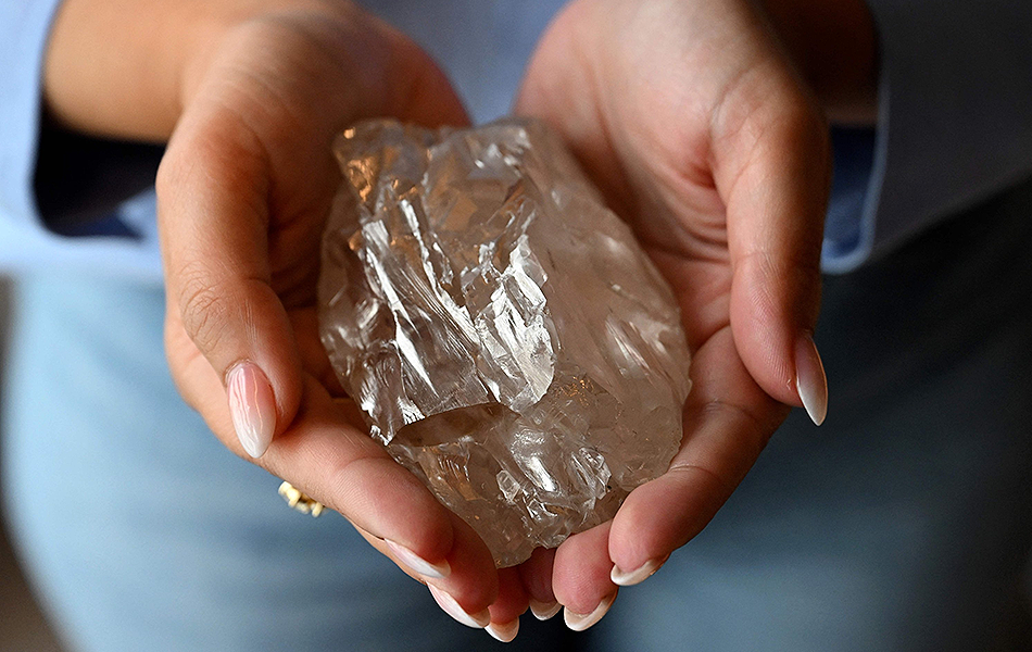 Lucara Diamond Corp. has confirmed the sale of the world’s second-largest ever discovered rough diamond two years after it was unearthed. | Source: Daily Sabah/AFP