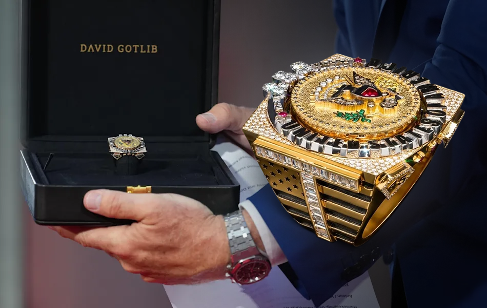 Antwerp’s diamond district has found itself at the centre of a US political scrap involving a dazzling custom-made ring. | Source: Antwerp World Diamond Centre