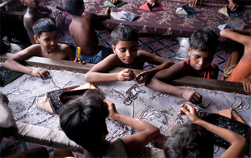Authorities in India have rescued 13 children working in a factory manufacturing imitation jewellery. | Source: Shutterstock