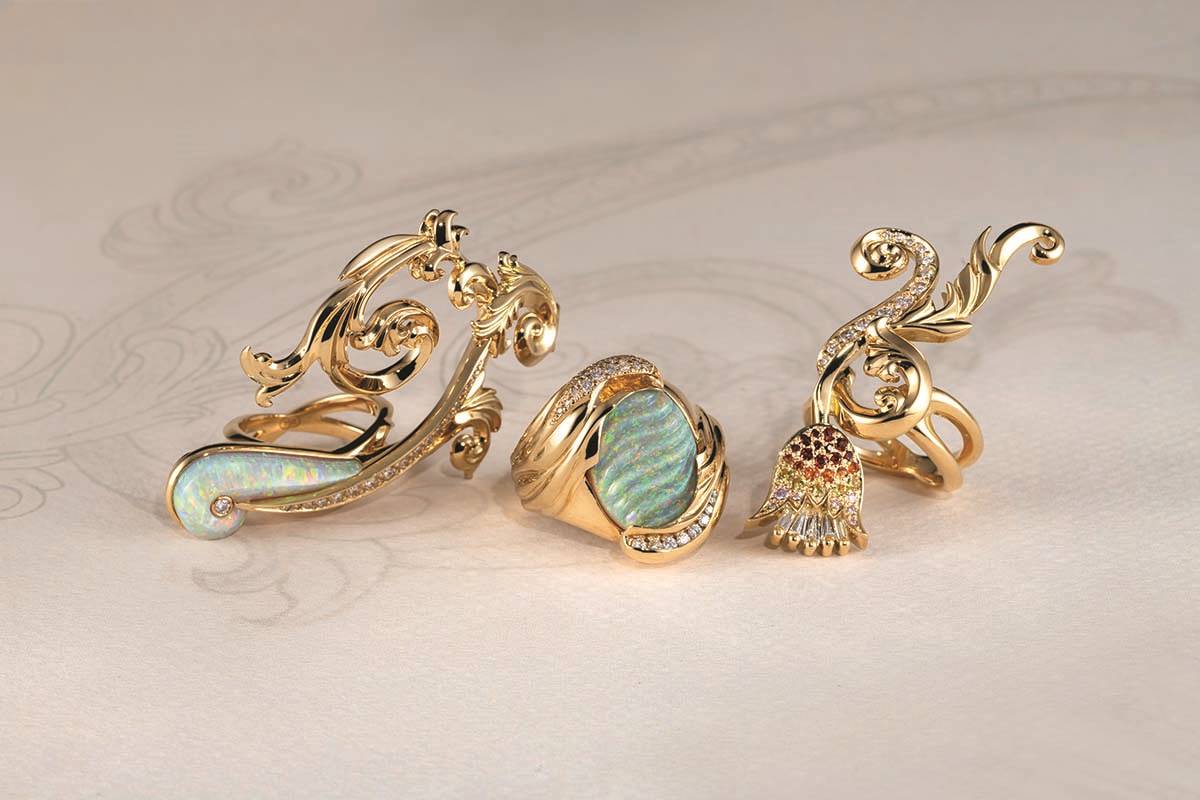 As part of its 50th anniversary celebration, BECKS showcased three one-of-a-kind pieces at the International Jewellery Fair in Sydney.