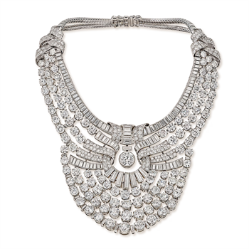 1939 Queen Nazli diamond necklace