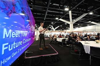 Special guest speaker Scott Millar addressed a packed crowd about the future of retail.