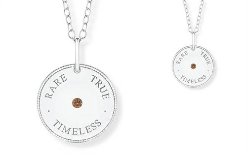 Sterling silver with Australian Chocolate Diamond — celebrates authenticity and enduring beauty. | Source: Bolton Gems