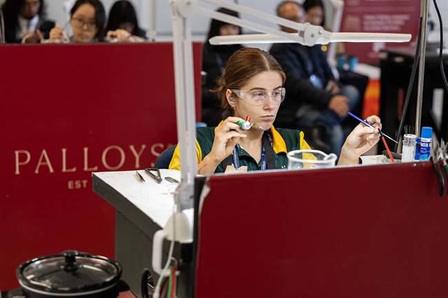 Claire Bextream qualified for the WorldSkills International Competition in Shanghai earlier this year and prepared for the event by competing in Wollongong in June.