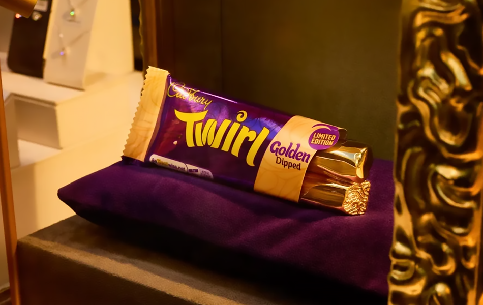 An iconic British confectionery brand has launched an unusual promotion at London’s famous jewellery district. | Source: Verge