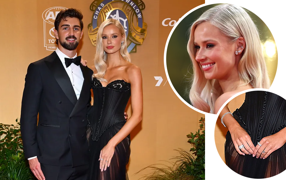 Another year of Australian Football League (AFL) action has come and gone, and at the business end of the season, two diamond jewellery-led outfits have generated great interest. | Source: Marie Claire/Getty/Nine.com.au
