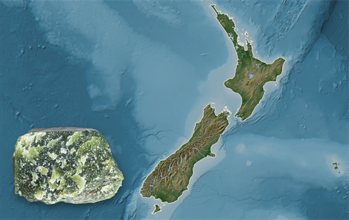 New Zealand’s gem materials seem to map the country itself.