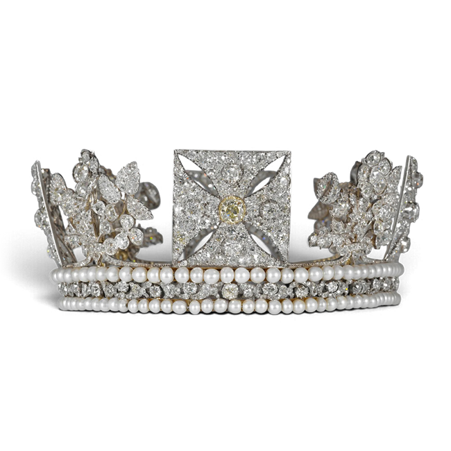 The Diamond Diadem, an iconic piece of royal jewellery