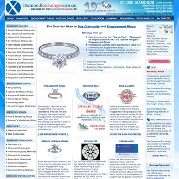    Diamond Exchange is an online retailer 