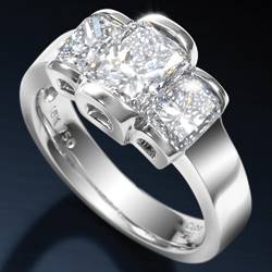 Dubai Cut Diamond Ring