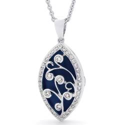 Mark Milton 18-carat white gold diamond necklet