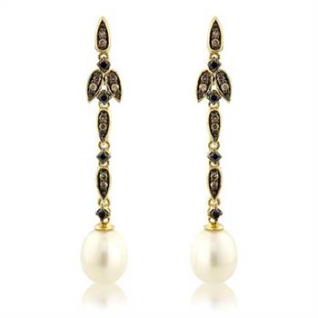 PepperPink's vintage drop earrings
