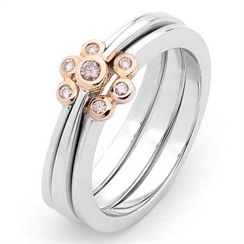 Pretty Pink Jewellery stackable rings