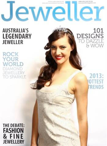 Model from the Fashion Runway wearing a Tolkowsky Tiara