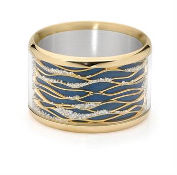 Martyn Brown and Martin Linning's 'Undulation' bangle helped them win JAA Jeweller of the Year.