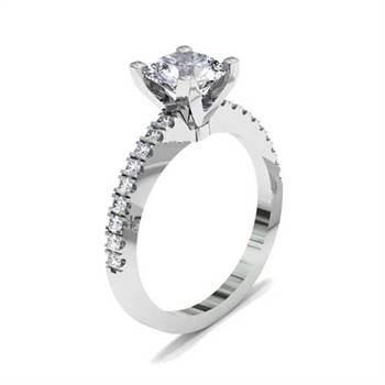 Surreal diamond ring