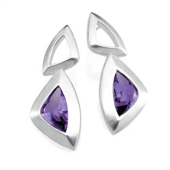 Daniel Bentley South Atlantic amethyst earrings