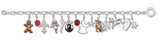 Thomas Sabo charm bracelet with a complete range of new charms for 2012/13.