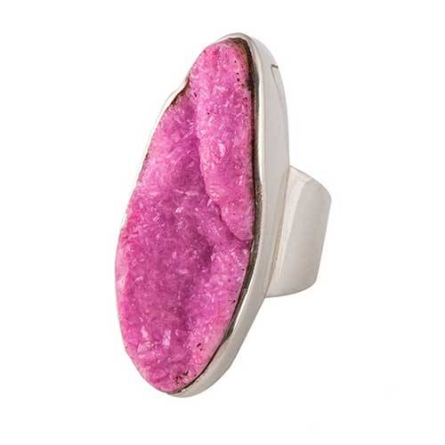 Made In Earth Creations Cobaltian Calcite ring