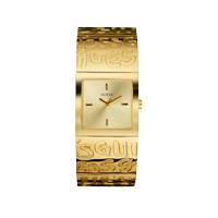 LADIES Polished Gold Case / Sunray Champagne Dial / Polished Gold Bangle Bracelet with Etched Logo.
Code W95096L1