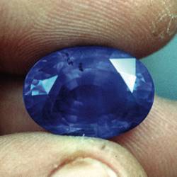 Cutting coloured gems requires a certain amount of skill