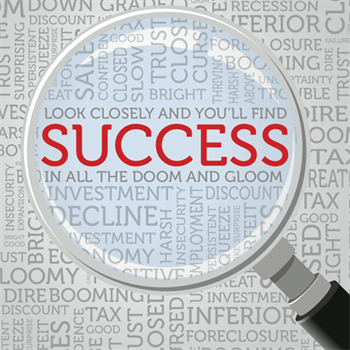 Look closely and you'll find 'SUCCESS' in all the doom and gloom