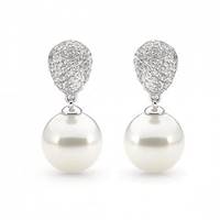 Georgini pearl bridal earrings