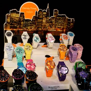 The watches will start flashing with any movement
