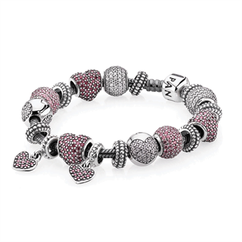 Pandora heart-shaped charm