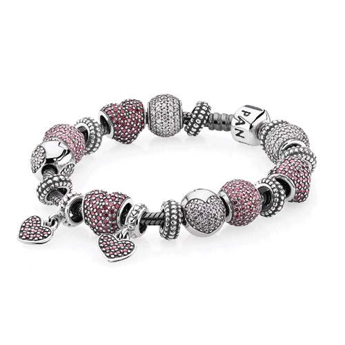 Pandora heart-shaped charm