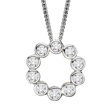 Evergem's diamond simulant pendant
