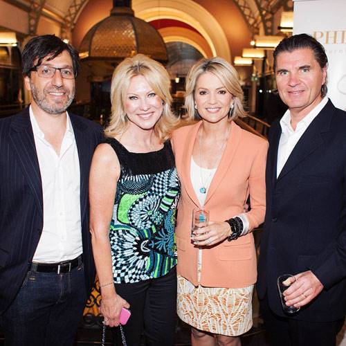 (L to R) Dr Tim Sharp, Kerri-Anne Kennerley, Sandra Sully and Will Stein