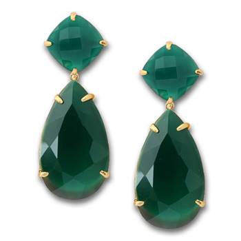 Bianc tear drop earrings