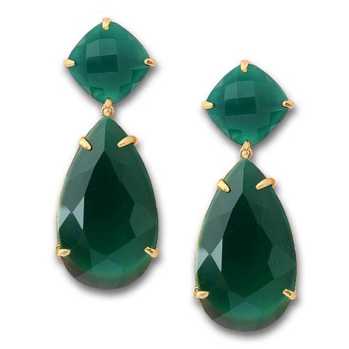 Bianc tear drop earrings