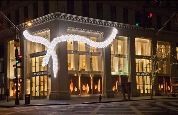 The Bulgari flagship store, Fifth Avenue New York
