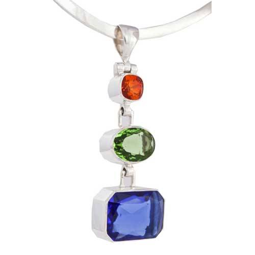 Renee Blackwell Design's three-drop pendant