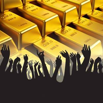 Gold buyers in Asia rushed to take advantage of the low prices