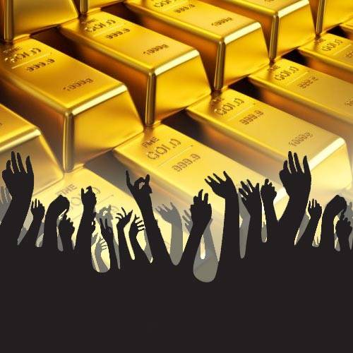 Gold buyers in Asia rushed to take advantage of the low prices