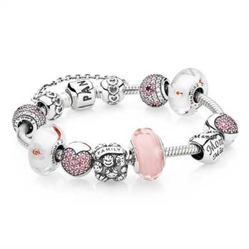 Pandora's "Silver inscribed ‘Mum’ charm"