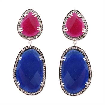 Bianc's statement earrings