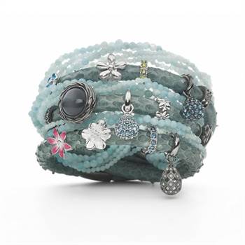 Story Jewellery's amazonite and blue quartz bracelet