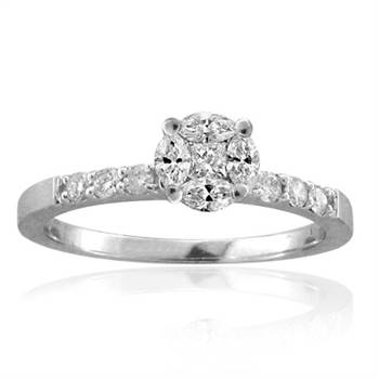 Myriad Diamonds engagement ring