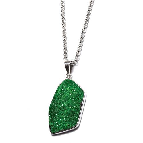 Made in Earth Creations Uvarovite pendant